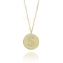 9ct Yellow Gold Facett Initial Necklace, thumbnail 7 of 10