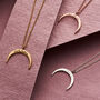 Personalised Crescent Horn Necklace, thumbnail 4 of 9