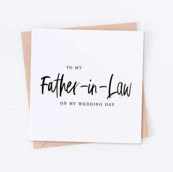 Father Wedding Bridal Card, 2 of 5