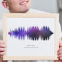 Personalised Soundwave Print With Spotify Scan Code, thumbnail 10 of 12