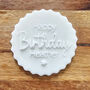 Personalised Happy Birthday Debosser Cake Making, thumbnail 3 of 6