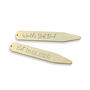 Personalised Handwriting Collar Stiffeners, thumbnail 9 of 12