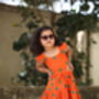 Girls Tangerine Dream Dress, thumbnail 4 of 5