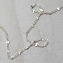 Sterling Silver Shimmer Chain Necklace, thumbnail 1 of 8