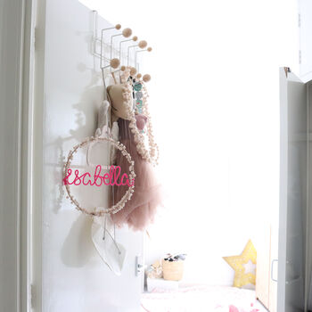Personalised Pom Pom Bedroom Sign, 2 of 7