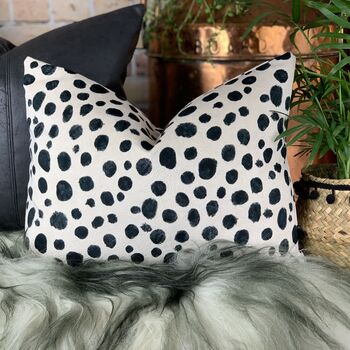 Dalmatian Print Velvet Cushions, 10 of 12