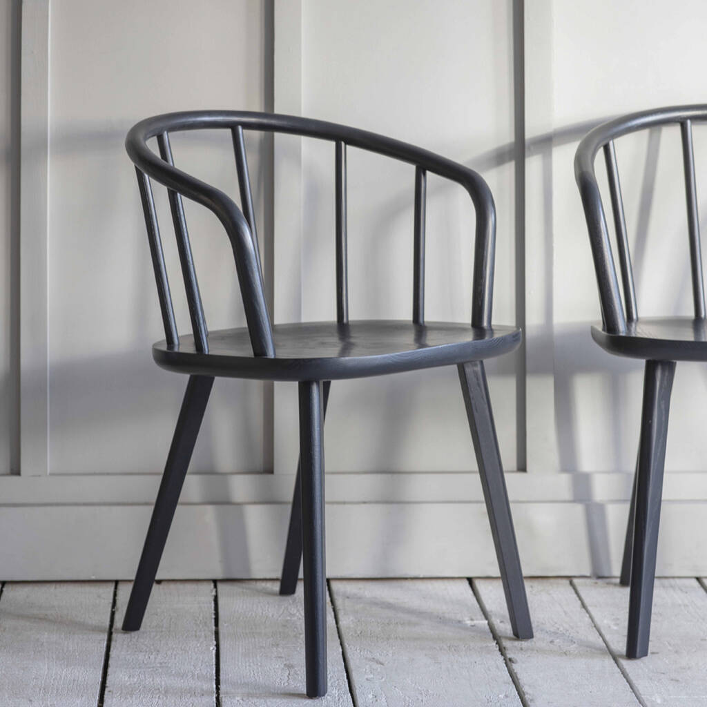 Pair Of Curved Chairs, 1 of 2