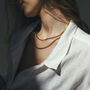 Chunky Gold Snake Chain Necklace, thumbnail 7 of 12