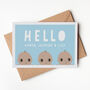 Personalised New Baby Triplets Card, thumbnail 2 of 4