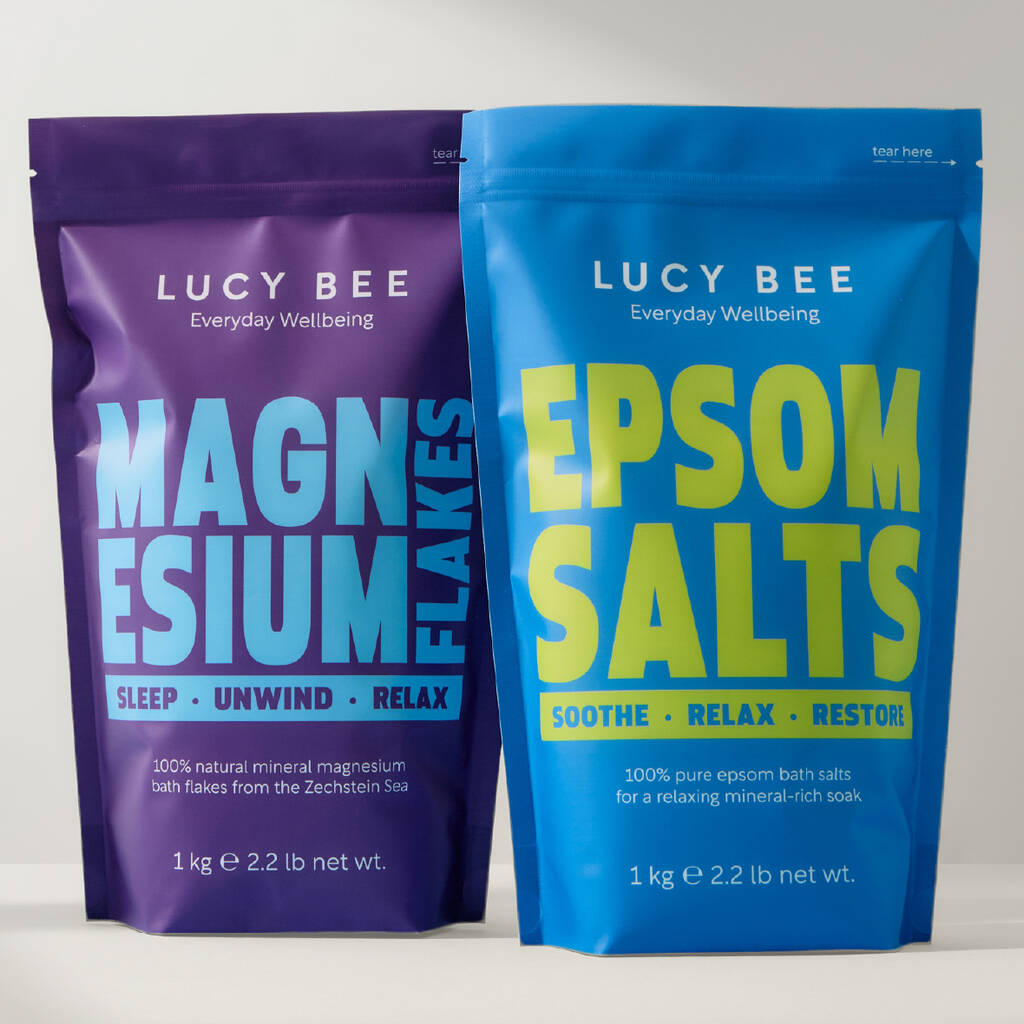 Relaxing Magnesium Flakes And Epsom Salts Bath Soak, 1 of 9