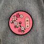 Japanese Make Each Day Count Iron On Woven Patch, thumbnail 1 of 3