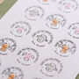 Farm Animal Personalised Party Bag Stickers, thumbnail 6 of 6