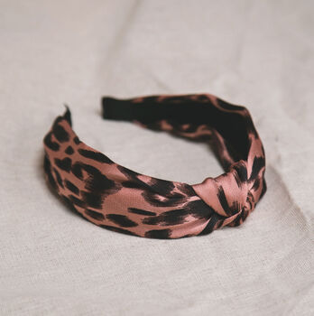 Samiya Knot Leopard Headband, 9 of 12