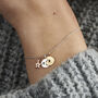 Personalised Mixed Gold Sun Moon And Star Bracelet, thumbnail 1 of 6