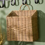 Rectangular Woven Wall Basket, thumbnail 6 of 6