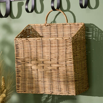 Rectangular Woven Wall Basket, 6 of 6