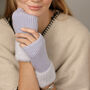 Fluffy Cuff Fingerless Gloves Alpaca Wool Blend – Four Colourways, thumbnail 10 of 12