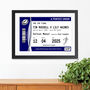 Personalised Rugby Ticket Wedding Print, thumbnail 2 of 3