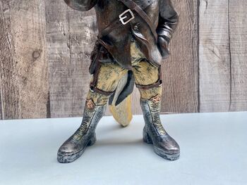 28cm Steampunk Fox Ornament Retro Style Home Décor Figurine Gift, 2 of 8