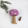 Fair Trade Mushroom Rattle Soft Toy, thumbnail 4 of 6
