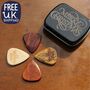 Acoustic Guitar Tin Of Four Merry Christmas Picks, thumbnail 1 of 9