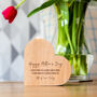 Personalised Happy Mothers Day Heart Candle Holder Gift, thumbnail 1 of 4