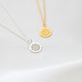 Compass Necklace, Travel Gift For Her, Personalised Graduation Gift Idea, thumbnail 1 of 10