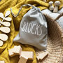 Personalised Typography Toy Storage Bag, thumbnail 1 of 4