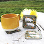 Set Of Six The Green Country Pig Coasters, thumbnail 3 of 3