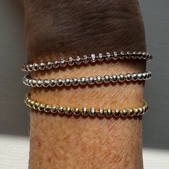 Ball Bracelet In Silver, Rose Gold Or Gold Plated, 8 of 8