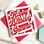 Personalised Groovy Birthday Card, thumbnail 2 of 4