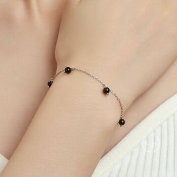 Natural Gold Obsidian Bracelet, 5 of 10