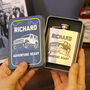 Personalised Truck Hip Flask Tin With Matching Tin, thumbnail 4 of 6