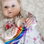 Personalised Sensory Rainbow Ribbon Ring Toy, thumbnail 5 of 5