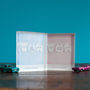 Personalised Birth Announcement Acrylic Block, thumbnail 5 of 6