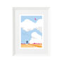 Big Skies And Windmill Art Print In Frame, thumbnail 2 of 3
