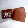 Personalised Men's Rfid Leather Photo Billfold Wallet, thumbnail 2 of 8