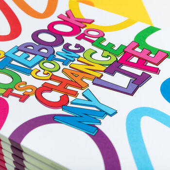 This Notebook Is Going To Change My Life Motivational A5 Notebook, 5 of 8