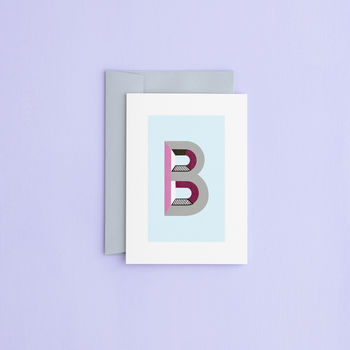 Pack Of Five X Blank Monogram Card Sets, 3 of 12