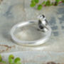 0.85ct Salt And Pepper Diamond Engagement Ring In White Gold Or Platinum, thumbnail 3 of 5