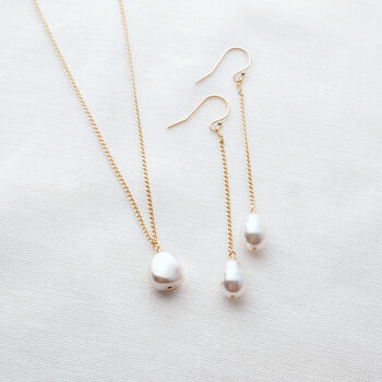 Organic Vegan Pearl Necklace, 5 of 5