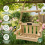 Personalised Wooden Garden Swing Bird Feeder, thumbnail 1 of 3