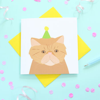 Birthday Cat Card, Multiple Breed Options, 12 of 12