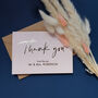 Personalised Mr And Mrs Wedding Thank You Note Cards, thumbnail 1 of 9