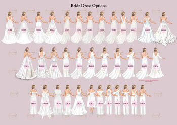To My Daughter On Her Wedding Day – Personalised Acrylic Keepsake With Custom Portrait, 2 of 6