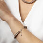 Spring Rose Glass Beaded Bracelet, thumbnail 2 of 4