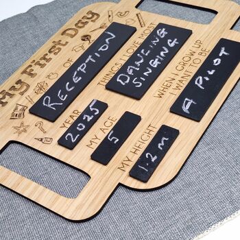 Reusable 'My First Day' Of School Memory Photo Board, 3 of 7