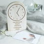 Gift For Mum Personalised Clock Keepsake, thumbnail 1 of 3