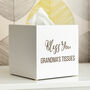 Personalised Tissue Box Holder Bless You, thumbnail 4 of 6