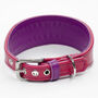 Colour Contrast Leather Whippet Collar, thumbnail 9 of 11